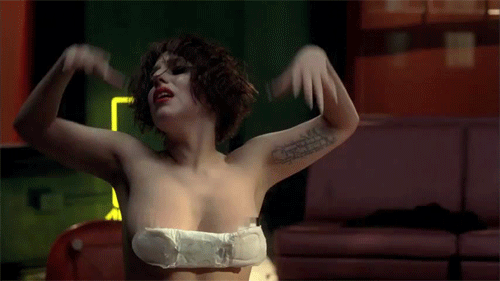 Muziek Artiesten Lady gaga Gifs 2013 ama American Music Awards rode loper wit paard 