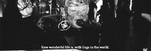 Lady Gaga GIF. Artiesten Lady gaga Gifs Reactie 