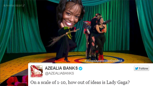 Artiesten Lady gaga Gifs reactie geen 