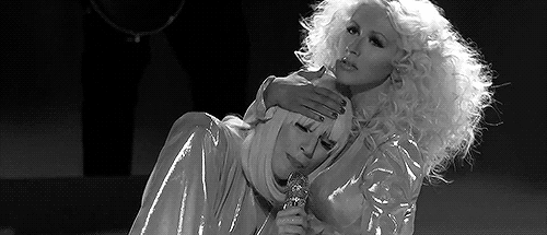 Lady Gaga GIF. Artiesten Lady gaga Gifs Gaga Zo geboren The edge of glory 