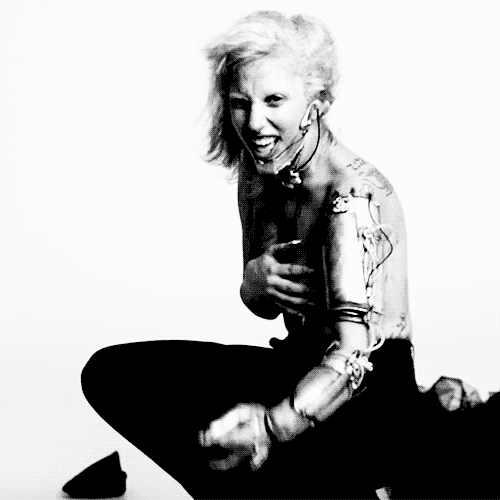 Artiesten Lady gaga Gifs reactie 