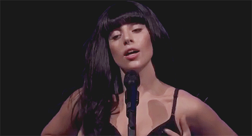 Lady Gaga GIF. Artiesten Lady gaga Gifs Reactie  Amenfashion Luc carl 