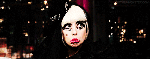 Lady Gaga GIF. Artiesten Lady gaga Gifs Opgewonden Jezus Lof 