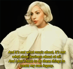Lady Gaga GIF. Artiesten Lady gaga Gifs Gaga Zo geboren The edge of glory 