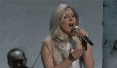 Artiesten Lady gaga Gifs hair flip 