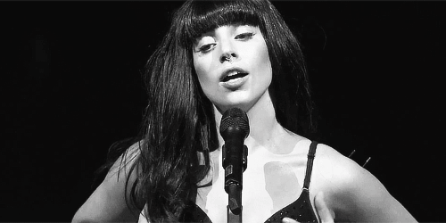 Lady Gaga GIF. Artiesten Lady gaga Golf Gifs Golvend Rode loper Oscars 2015 Intake gesprek Oscars rode loper 