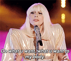 Lady Gaga GIF. Artiesten Lady gaga Gifs Artpop Gaga Zo geboren Moeder monster Kleine monsters Pop cultuur The bor 