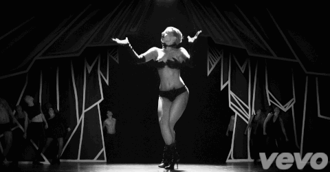 Lady Gaga GIF. Artiesten Lady gaga Gifs Mislukken Prestatie Mic Een backup danser 