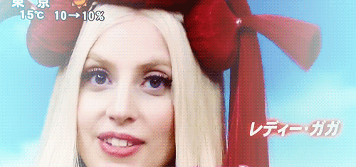 Lady Gaga GIF. Artiesten Lady gaga Gifs Gaga Bad romance 