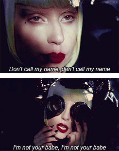 Lady Gaga GIF. Artiesten Lady gaga Gifs Omgaan Trouwen met de nacht 