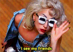 Lady Gaga GIF. Artiesten Christina aguilera Lady gaga Gifs De stem 