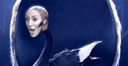 Lady Gaga GIF. Grappig Artiesten Justin timberlake Lady gaga Gifs Gelukkige dans Kristen wiig 