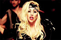 Lady Gaga GIF. Bioscoop Artiesten Lady gaga Zombie Gifs Afgrijzen Geronnen bloed Schedel 
