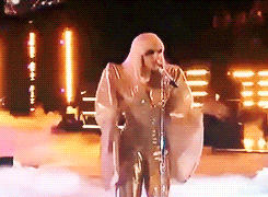 Lady Gaga GIF. Artiesten Lady gaga Gifs Opgewonden Jezus Lof 