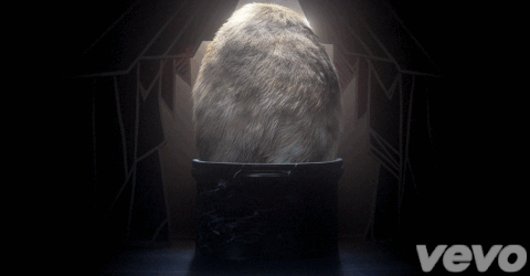 Lady Gaga GIF. Bioscoop Artiesten Lady gaga Zombie Gifs Afgrijzen Geronnen bloed Schedel 