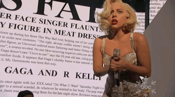 Artiesten Lady gaga Gifs griezelig bad romance The Fame Monster 