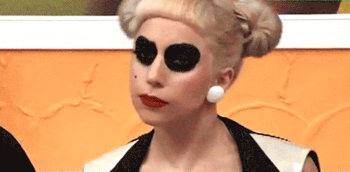 Artiesten Lady gaga Gifs reactie geen 
