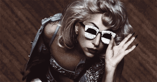 Artiesten Lady gaga Gifs mislukken prestatie mic een backup danser 