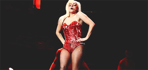 Lady Gaga GIF. Grappig Artiesten Justin timberlake Lady gaga Gifs Gelukkige dans Kristen wiig 
