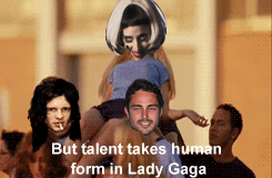 Artiesten Lady gaga Gifs opgewonden Jezus lof 