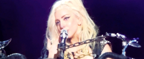 Lady Gaga GIF. Artiesten Lady gaga Gifs Omgaan Trouwen met de nacht 