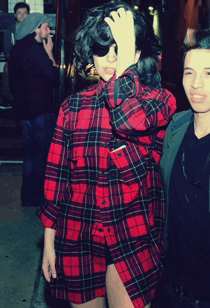 Muziek Artiesten Lady gaga Gifs 2013 ama American Music Awards rode loper wit paard 