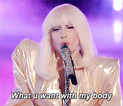 Lady Gaga GIF. Grappig Artiesten Justin timberlake Lady gaga Gifs Gelukkige dans Kristen wiig 