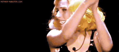 Lady Gaga GIF. Artiesten Lady gaga Gifs Oscars 2015 Julie andrews 