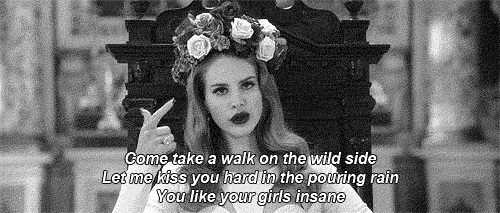 Artiesten Gifs Lana del rey wijnoogst b &amp;amp; w zwart en wit blauw fluweel Lana del rey blauw fl 