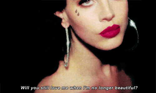 Artiesten Gifs Lana del rey blauw fluweel verdriet zomer 