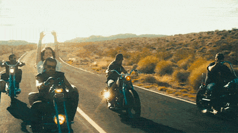 Artiesten Fietsers Tv Gifs Lana del rey weg woestijn Lana del rey rit 