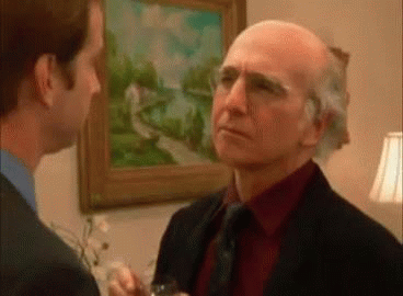 Gifs Filmsterren Larry david i curb your enthusiasm je beoordelen beoordelen peering inspectie turen 