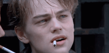 Leonardo Dicaprio GIF. Roken Leonardo dicaprio Gifs Filmsterren Zwart en wit The basketball diaries 