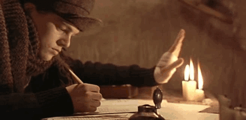 Leonardo Dicaprio GIF. Leonardo dicaprio Kaars Gifs Filmsterren Werkend Geschrift 