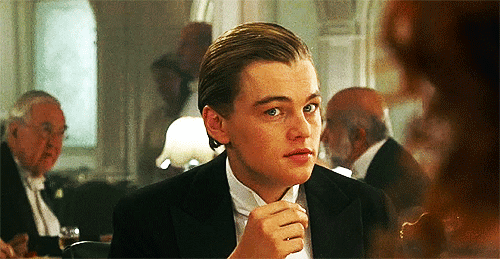 Leonardo Dicaprio GIF. Films en series Titanic Leonardo dicaprio Gifs Filmsterren Wenk Jack dawson 
