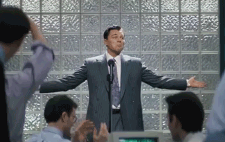 Leonardo Dicaprio GIF. Bioscoop Leonardo dicaprio Gifs Filmsterren Martin scorsese De wolf van wall street 