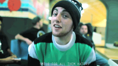 Artiesten Gifs Mac miller geen probleem duim omhoog 