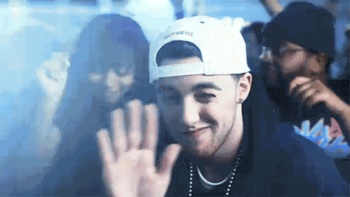 Artiesten Gifs Mac miller geen probleem duim omhoog 