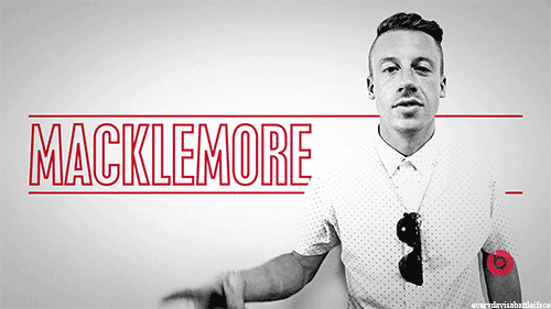 Artiesten Gifs Macklemore swag en we dansten 