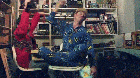 Artiesten Gifs Macklemore dragen en we dansten 