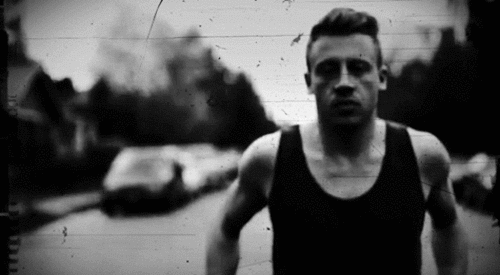 Artiesten Gifs Macklemore zwart en wit andere kant 