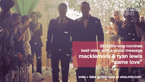 Artiesten Gifs Macklemore concert ryan lewis handen schudden 