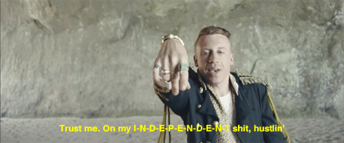 Artiesten Films en series Gifs Macklemore Anchorman gelukkig jumping 
