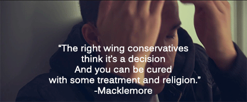 Artiesten Religie Gifs Macklemore waar coulissen vleugel 