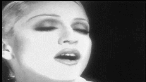 Artiesten Madonna Gifs zwart en wit music erotiek 