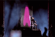 Madonna GIF. Artiesten Madonna Kleuren Gifs Animatie Glimlachen Collage Geript 