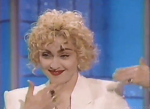 Artiesten Madonna Gifs 90s lachend glimlachen goed spul 