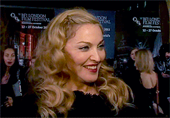 Madonna GIF. Artiesten Madonna Gifs Relaxed Zwart en wit Truth or dare 