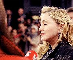 Madonna GIF. Artiesten Madonna Zonnebril Gifs &amp;#39;80 Zwart en wit Fotoshoot 