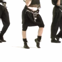 Madonna GIF. Artiesten Vogue Madonna Gifs Muziekvideo Music Dansvloer Zwart en whitem 